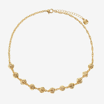 Monet Jewelry Gold Tone 17 Inch Rope Collar Necklace