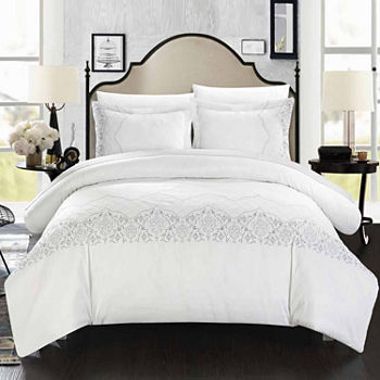 Chic Home Sophia 7-pc. Embroidered Duvet Cover Set