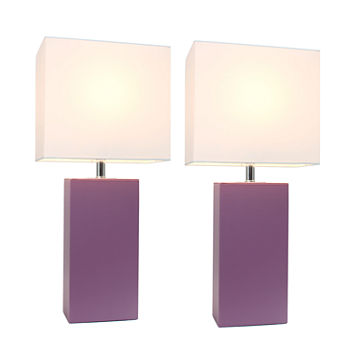 Elegant Designs 2-pc. Lamp Set