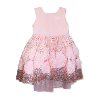 Blueberi Boulevard Little & Big Girls Embellished Sleeveless Fit + Flare Dress