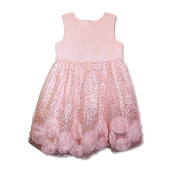 Blueberi Boulevard Adaptive Little & Big Girls Embellished Sleeveless Fit + Flare Dress