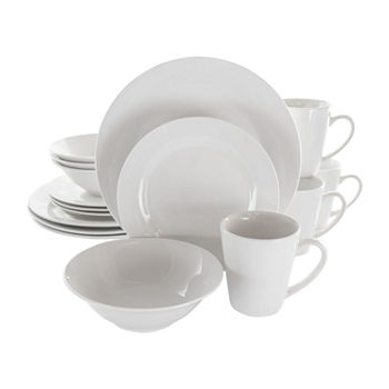 Elama Marshal 16-pc. Porcelain Dinnerware Set