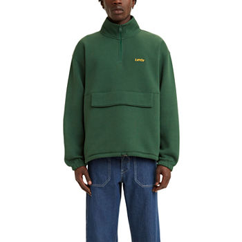 Levi's® Men's Long Sleeve Mock Neck Quarter-Zip Pullover Sweatshirt
