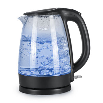 Commercial Chef 1.7L Cordless Glass Kettle