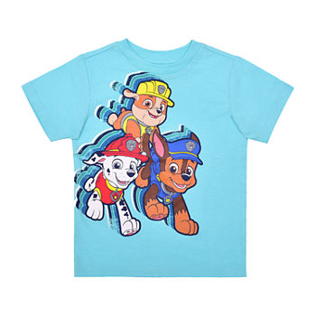 Okie Dokie Toddler Boys Crew Neck Paw Patrol Short Sleeve Graphic T-Shirt