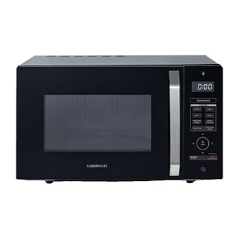 Farberware FM11VABK 1.1 Cubic Foot Microwave Oven with Voice Activated & Slide Touch Control
