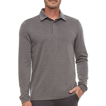 Stylus Mens Regular Fit Long Sleeve Polo Shirt