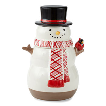 North Pole Trading Co. Snowman Cookie Jar