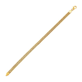 Made in Italy 14K Gold 7.5 Inch Link Link Bracelet