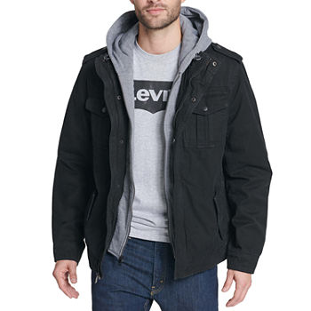 Levi's® Men's Sherpa Lined Hooded Military Trucker Jacket