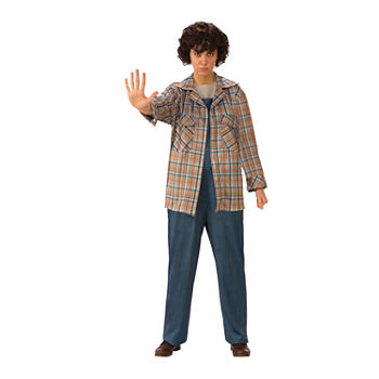 Stranger Things Eleven'S Plaid Shirt Womens Costume