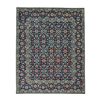 Weave And Wander Bashyr Floral Hand Knotted Indoor Rectangle Accent Rug