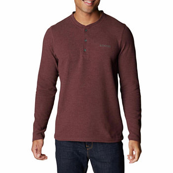 Columbia Pine Peak™ Mens Long Sleeve Regular Fit Henley Shirt