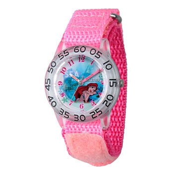 Disney Ariel Princess The Little Mermaid Girls Pink Strap Watch Wds000172