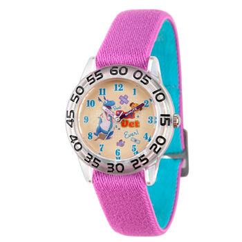 Disney Doc McStuffins Girls Purple Strap Watch Wds000288