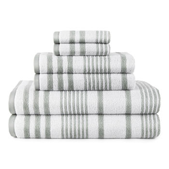 Linden Street Stripe Perfromance Bath Towel
