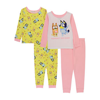 Bluey Toddler Girls 4-pc. Pajama Set