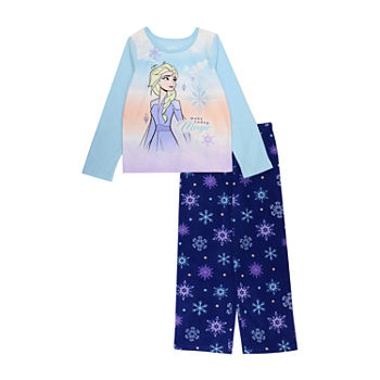 Disney Collection Little & Big Girls 2-pc. Frozen Princess Pajama Set