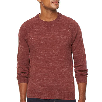 mutual weave Mens Crew Neck Long Sleeve Pullover Sweater