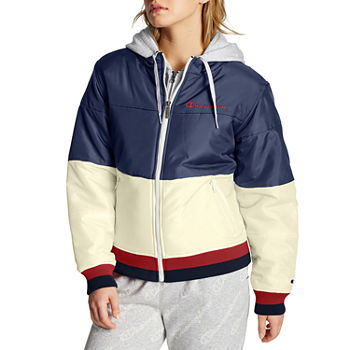 Champion Womens Hooded Long Sleeve Quarter-Zip Pullover