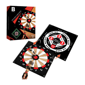 Black Series Inflatable Lawn Dart Set, Includes 3 Darts, Stakes, and Target Mat