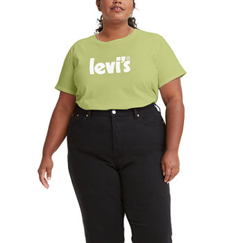 Levi's® Women's Crew Neck Short Sleeve Perfect Tee - Plus
