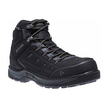 Wolverine Mens Edge Lx Waterproof Slip Resistant Flat Heel Work Boots
