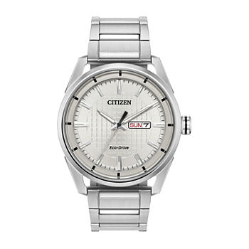 Drive from Citizen Mens Silver Tone Stainless Steel Bracelet Watch Aw0080-57a