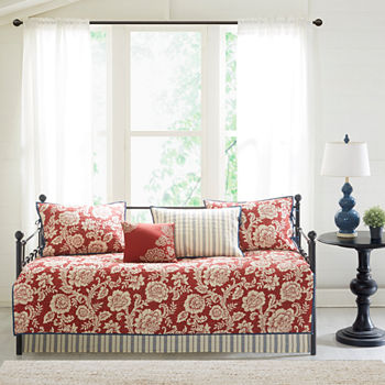 Madison Park Georgia 6-pc. Cotton Twill Reversible Daybed Set