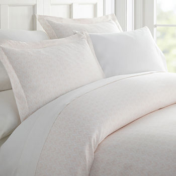 Casual Comfort Premium Ultra Soft Classic Pink Pattern Duvet Cover Set