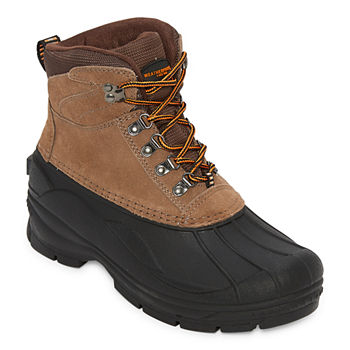 Weatherproof Mens Alpine Ii Insulated Winter Boots Flat Heel