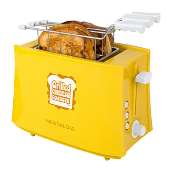 Nostalgia Grilled Cheese Toaster with Easy-Clean Toaster Baskets and Adjustable Toasting Dial