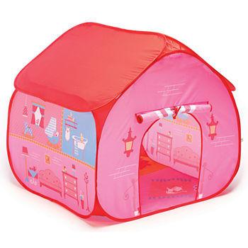 Pop-It-Up Dollhouse Tent With House Playmat Playhouse