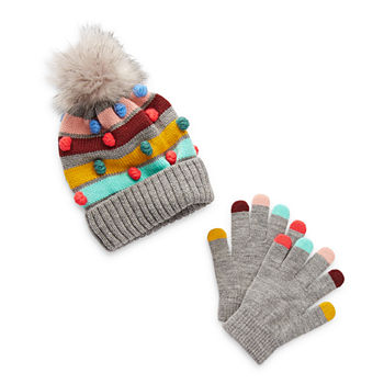 Thereabouts Little & Big Girls 1 Pair Cold Weather Set