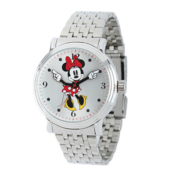 Disney Minnie Mouse Mens Stainless Steel Watch