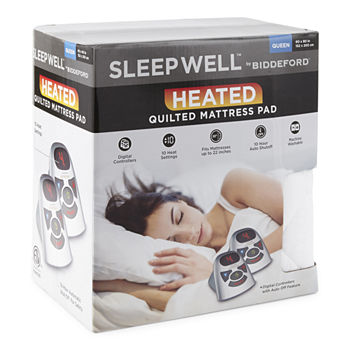 Sleep Well™ by Biddeford™ Quilted Heated Mattress Pad