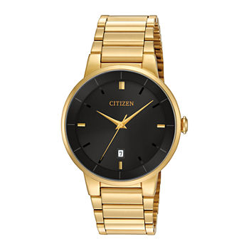 Citizen® Mens Gold-Tone Stainless Steel Watch BI5012-53E