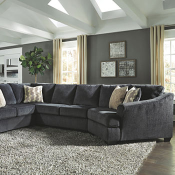 Signature Design by Ashley® Eltmann 3-Piece Sofa Sectional with Cuddler