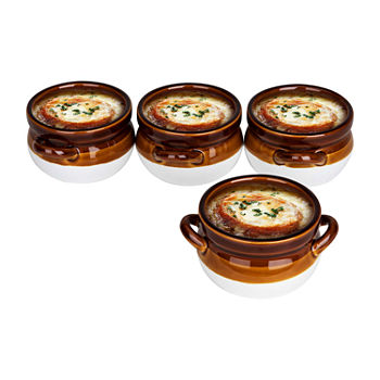 Mind Reader 18 Oz Ceramic Bowl Set Of 4 4-pc. Food Container