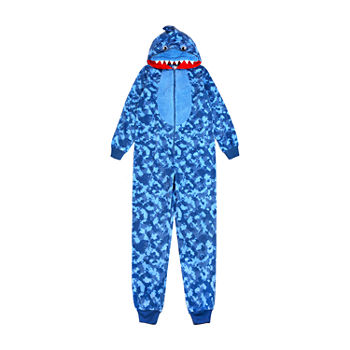 Jelli Fish Kids Little & Big Boys Long Sleeve One Piece Pajama