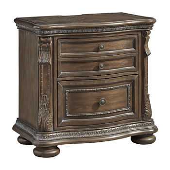 Signature Design by Ashley® Charmond Bedroom Collection 3-Drawer Nightstand