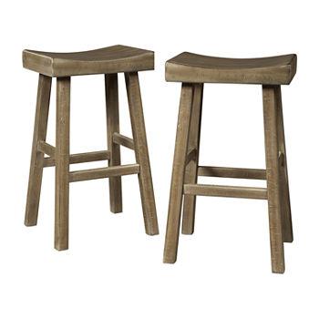 Signature Design by Ashley Glosco Backless Tall Stool Set Of 2