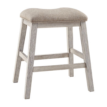 Signature Design by Ashley Skempton Kitchen + Dining Furniture Collection 2-pc. Counter Height Upholstered Bar Stool