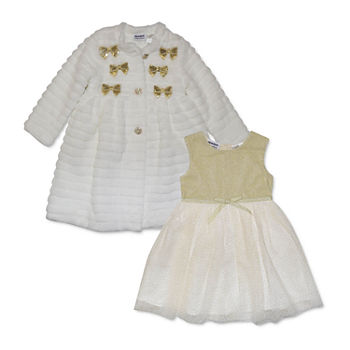 Blueberi Boulevard Toddler Girls Embellished Sleeveless 2-pc. Dress Set