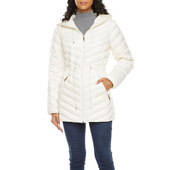 Miss Gallery Hooded Packable Sustainable Down Puffer Jacket