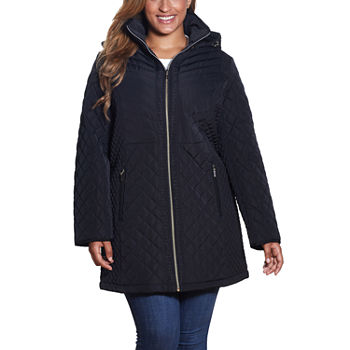Miss Gallery Midweight Quilted Jacket-Plus