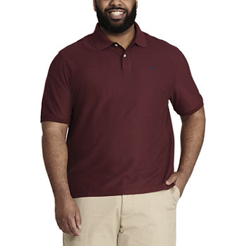 IZOD Big and Tall Mens Classic Fit Cooling Short Sleeve Polo Shirt