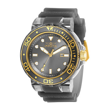 Invicta Pro Diver Mens Gray Strap Watch 32335