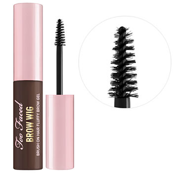 Too Faced Brow Wig Brush on Brow Gel
