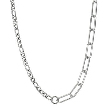 J.P. Army Men's Jewelry Stainless Steel 22 Inch Link Chain Necklace